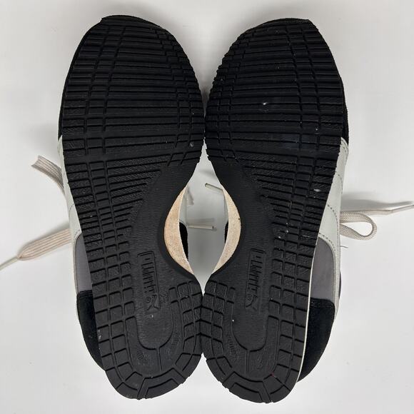 Puma Shoes Womens Size 5.5 Gray Black White Low Top Casual Athletic Sneakers - Picture 7 of 9
